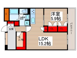 ロ－ズガ－デンの物件間取画像